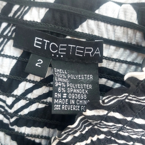 ETCETERA strapless smocked handkerchief dress or can be worn as a skirt size 2 - Picture 4 of 10